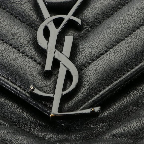 Saint Laurent College Large Quilted Shoulder Bag - Picture 8 of 12